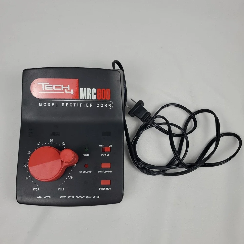 MRC 600 Tech 4 50-Watt AC Model Train Transformer Power Supply- WORKING